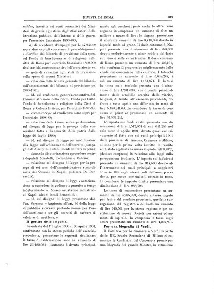 Rivista di Roma politica, parlamentare, sociale, artistica