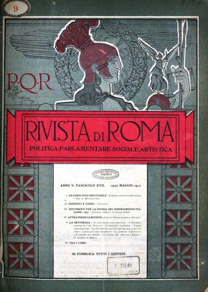 Rivista di Roma politica, parlamentare, sociale, artistica