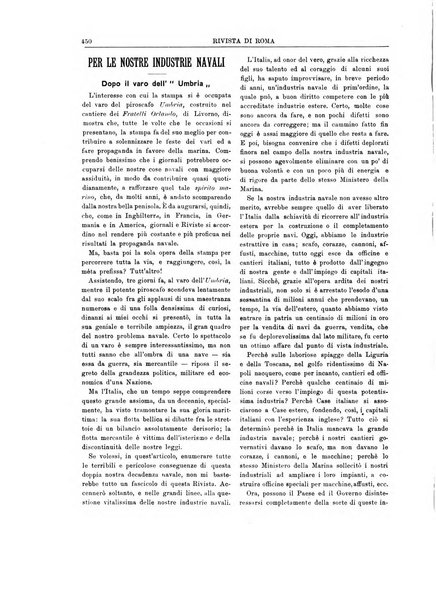 Rivista di Roma politica, parlamentare, sociale, artistica