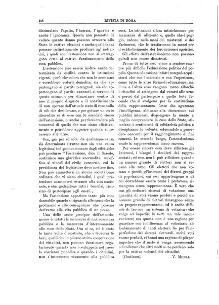 Rivista di Roma politica, parlamentare, sociale, artistica