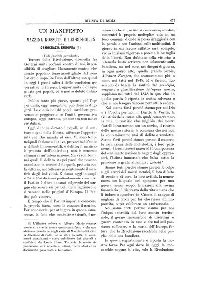 Rivista di Roma politica, parlamentare, sociale, artistica