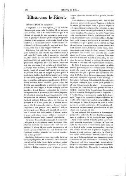 Rivista di Roma politica, parlamentare, sociale, artistica