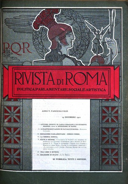 Rivista di Roma politica, parlamentare, sociale, artistica