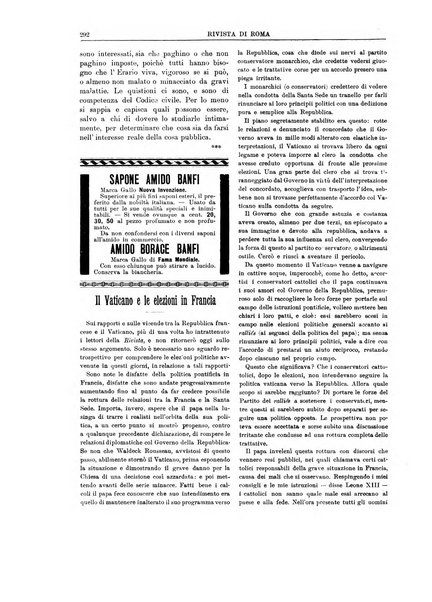 Rivista di Roma politica, parlamentare, sociale, artistica