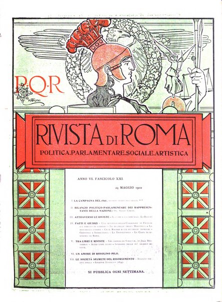 Rivista di Roma politica, parlamentare, sociale, artistica