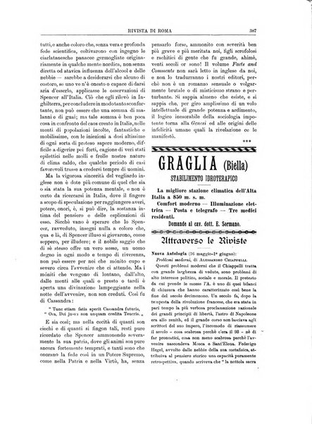 Rivista di Roma politica, parlamentare, sociale, artistica