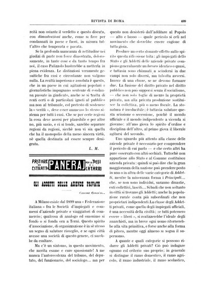 Rivista di Roma politica, parlamentare, sociale, artistica