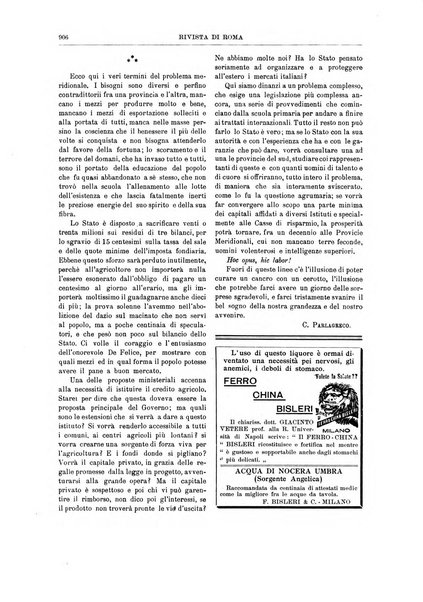 Rivista di Roma politica, parlamentare, sociale, artistica