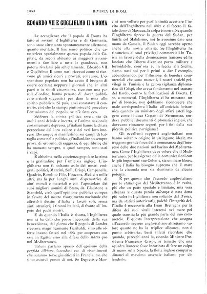 Rivista di Roma politica, parlamentare, sociale, artistica