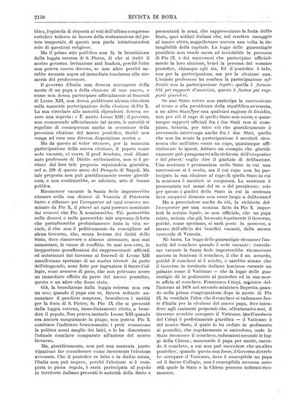 Rivista di Roma politica, parlamentare, sociale, artistica