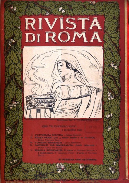 Rivista di Roma politica, parlamentare, sociale, artistica