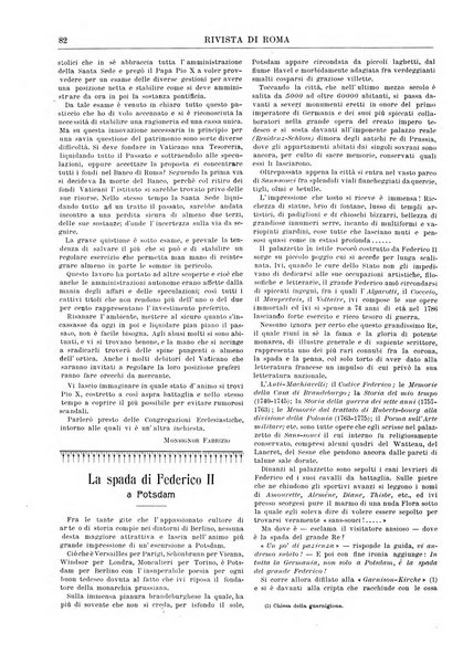 Rivista di Roma politica, parlamentare, sociale, artistica