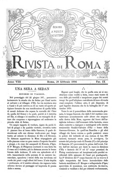 Rivista di Roma politica, parlamentare, sociale, artistica