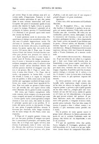 Rivista di Roma politica, parlamentare, sociale, artistica