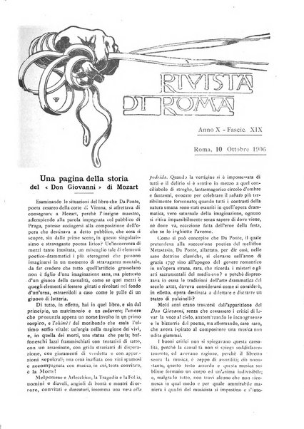 Rivista di Roma politica, parlamentare, sociale, artistica