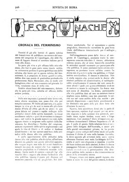 Rivista di Roma politica, parlamentare, sociale, artistica