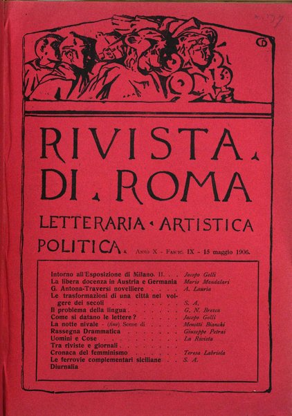 Rivista di Roma politica, parlamentare, sociale, artistica