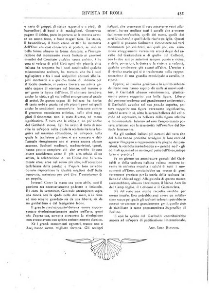 Rivista di Roma politica, parlamentare, sociale, artistica