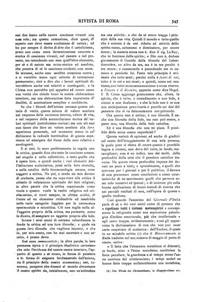 Rivista di Roma politica, parlamentare, sociale, artistica