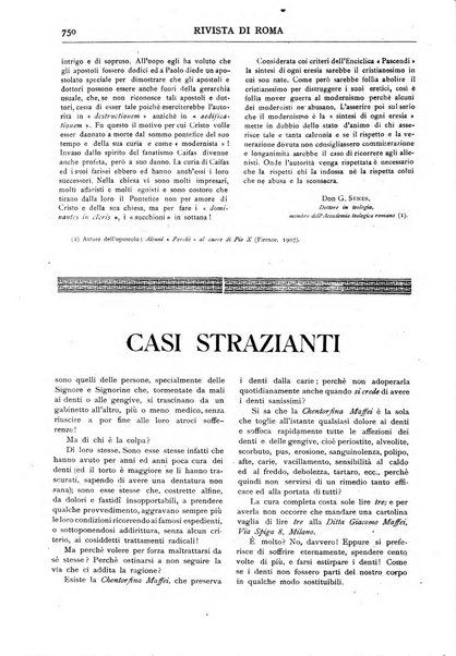 Rivista di Roma politica, parlamentare, sociale, artistica