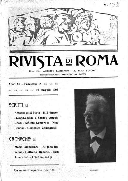 Rivista di Roma politica, parlamentare, sociale, artistica