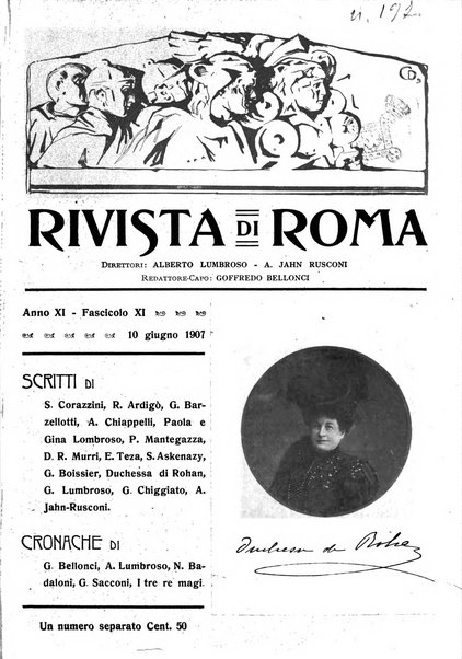 Rivista di Roma politica, parlamentare, sociale, artistica