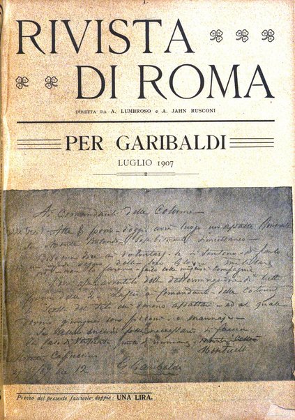 Rivista di Roma politica, parlamentare, sociale, artistica