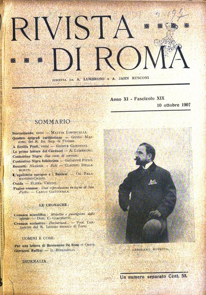 Rivista di Roma politica, parlamentare, sociale, artistica