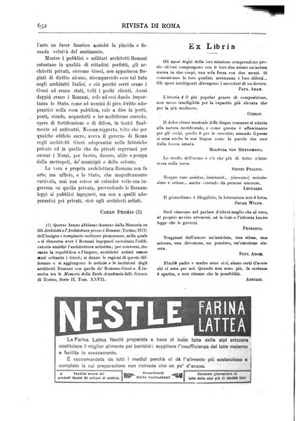 Rivista di Roma politica, parlamentare, sociale, artistica