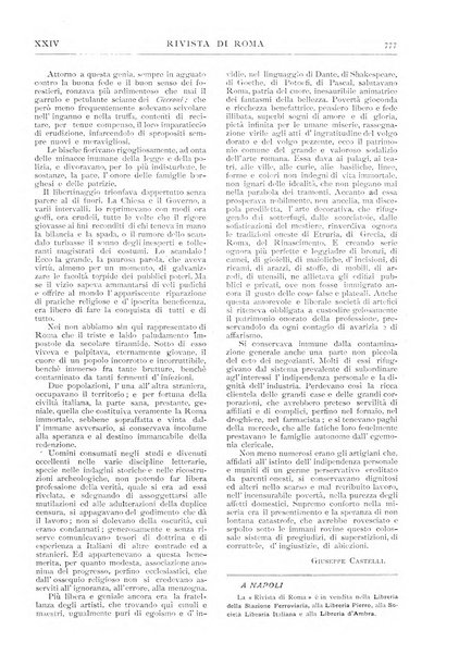 Rivista di Roma politica, parlamentare, sociale, artistica