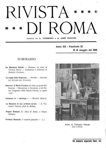 Rivista di Roma politica, parlamentare, sociale, artistica