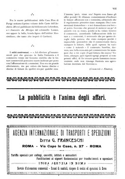 Rivista di Roma politica, parlamentare, sociale, artistica