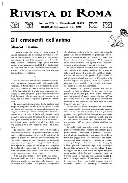 Rivista di Roma politica, parlamentare, sociale, artistica