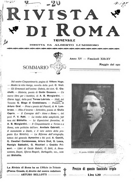 Rivista di Roma politica, parlamentare, sociale, artistica