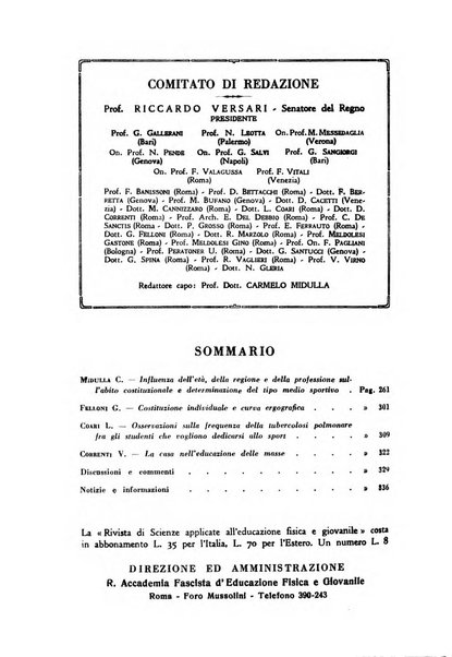 Rivista di scienze applicate all'educazione fisica e giovanile