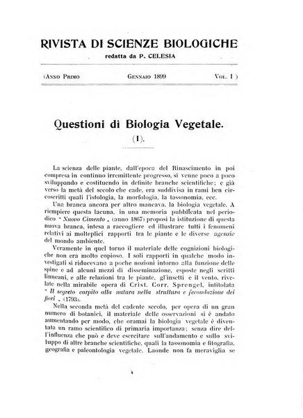 Rivista di scienze biologiche