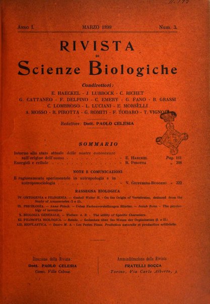 Rivista di scienze biologiche