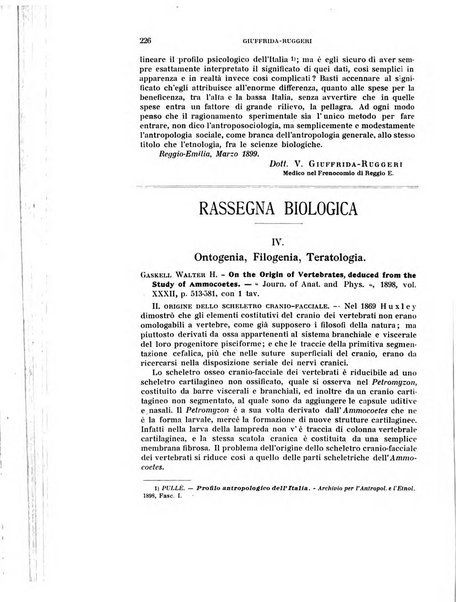 Rivista di scienze biologiche