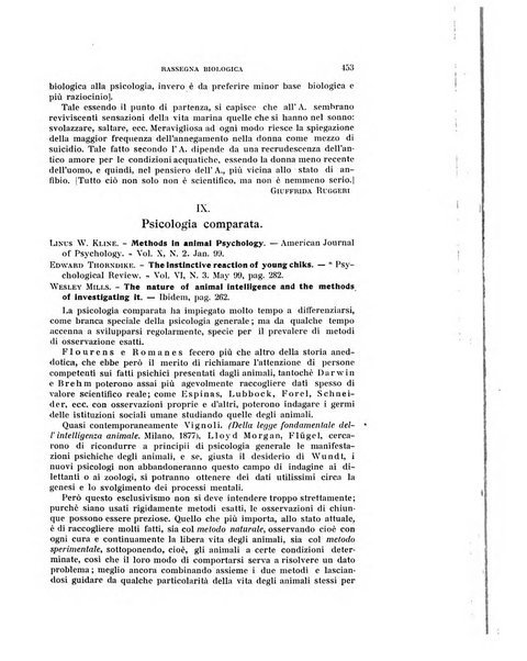 Rivista di scienze biologiche