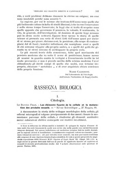 Rivista di scienze biologiche