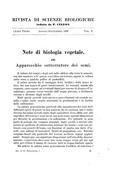 Rivista di scienze biologiche