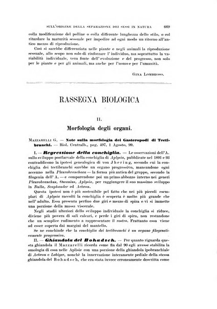 Rivista di scienze biologiche