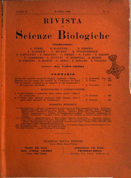 Rivista di scienze biologiche