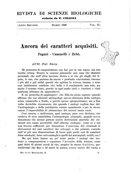 Rivista di scienze biologiche