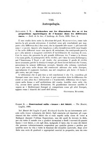 Rivista di scienze biologiche