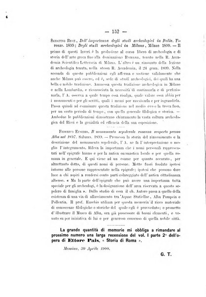 Rivista di storia antica periodico trimestrale di antichità classica