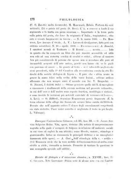 Rivista di storia antica periodico trimestrale di antichità classica