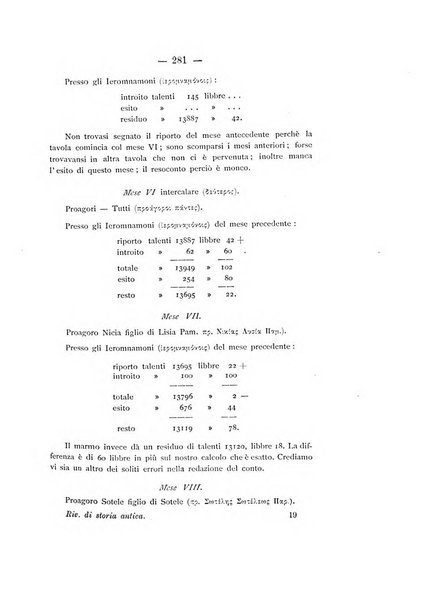 Rivista di storia antica periodico trimestrale di antichità classica