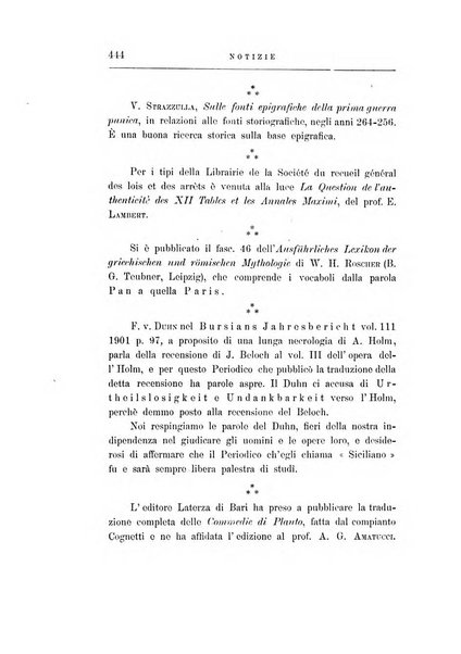 Rivista di storia antica periodico trimestrale di antichità classica