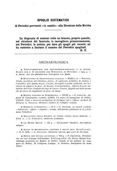 Rivista di storia antica periodico trimestrale di antichità classica